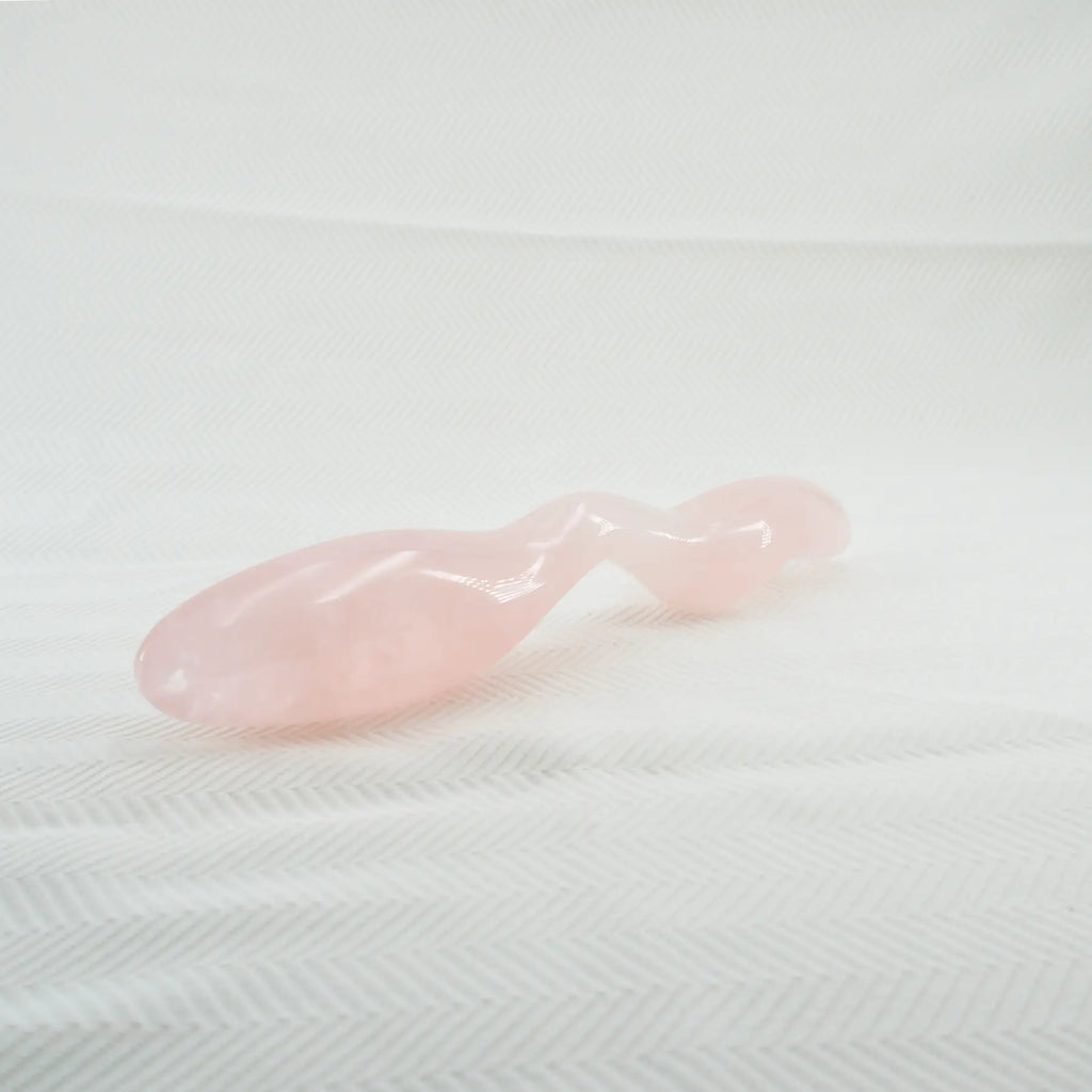 Dualis Rose Quartz Wand / 10’’ Dildo
