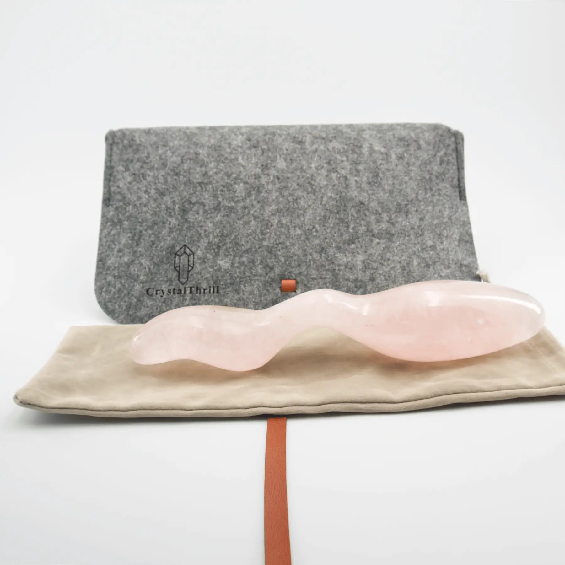 Dualis Rose Quartz Wand / 10’’ Dildo