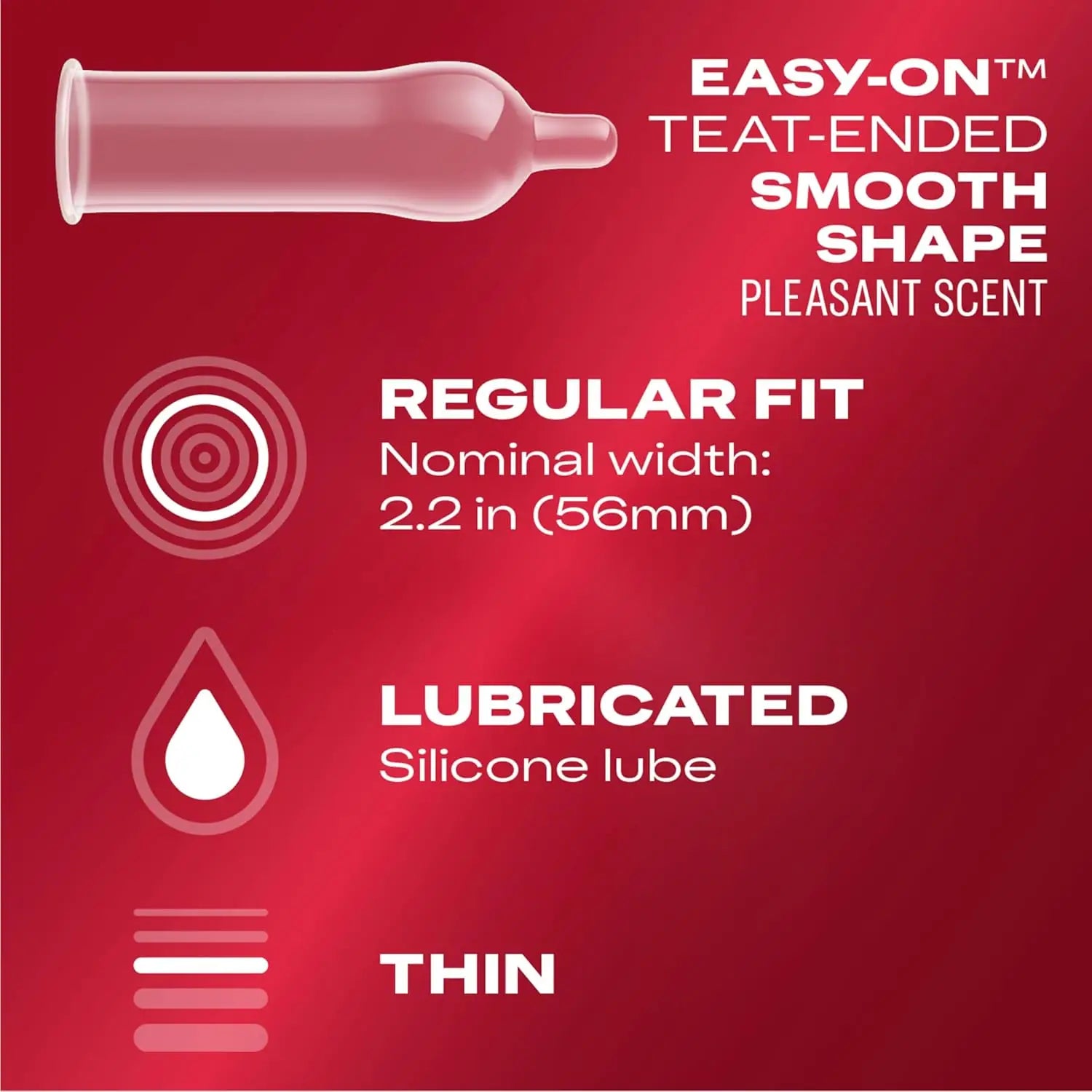 Durex® Durex Extra Sensitive Regular Fit Lubricated Condoms - 12 Pack 12-Pack