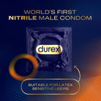 Durex® Durex Intense Ultra Lube Nitrile Condoms, Non-Latex Extra Silicone