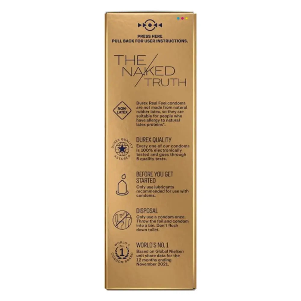 Durex® Durex Real Feel Non-Latex Condoms - 10 Pack