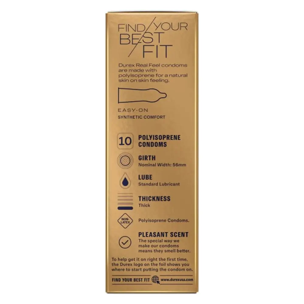 Durex® Durex Real Feel Non-Latex Condoms - 10 Pack