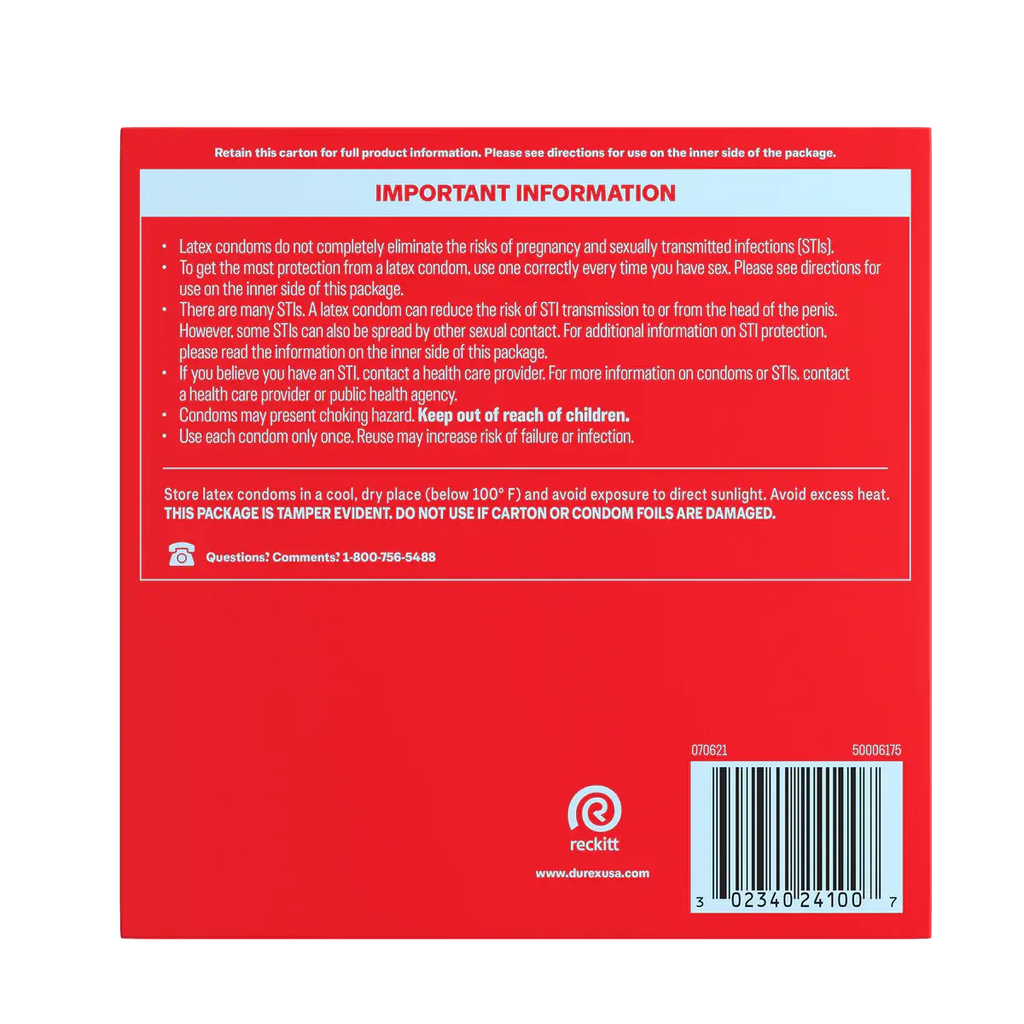 Durex® Extra Sensitive Lubricated Condoms 12 - Pack - 12-Pack