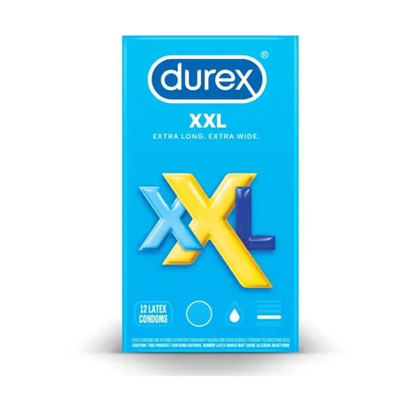 Durex® XXL Lubed Condoms 12 - Pack - Rolik®