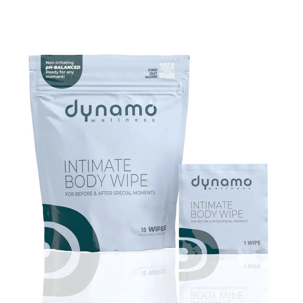 Dynamo Wellness pH-Balanced Intimate Body Wipes | 15-Pack Flushable
