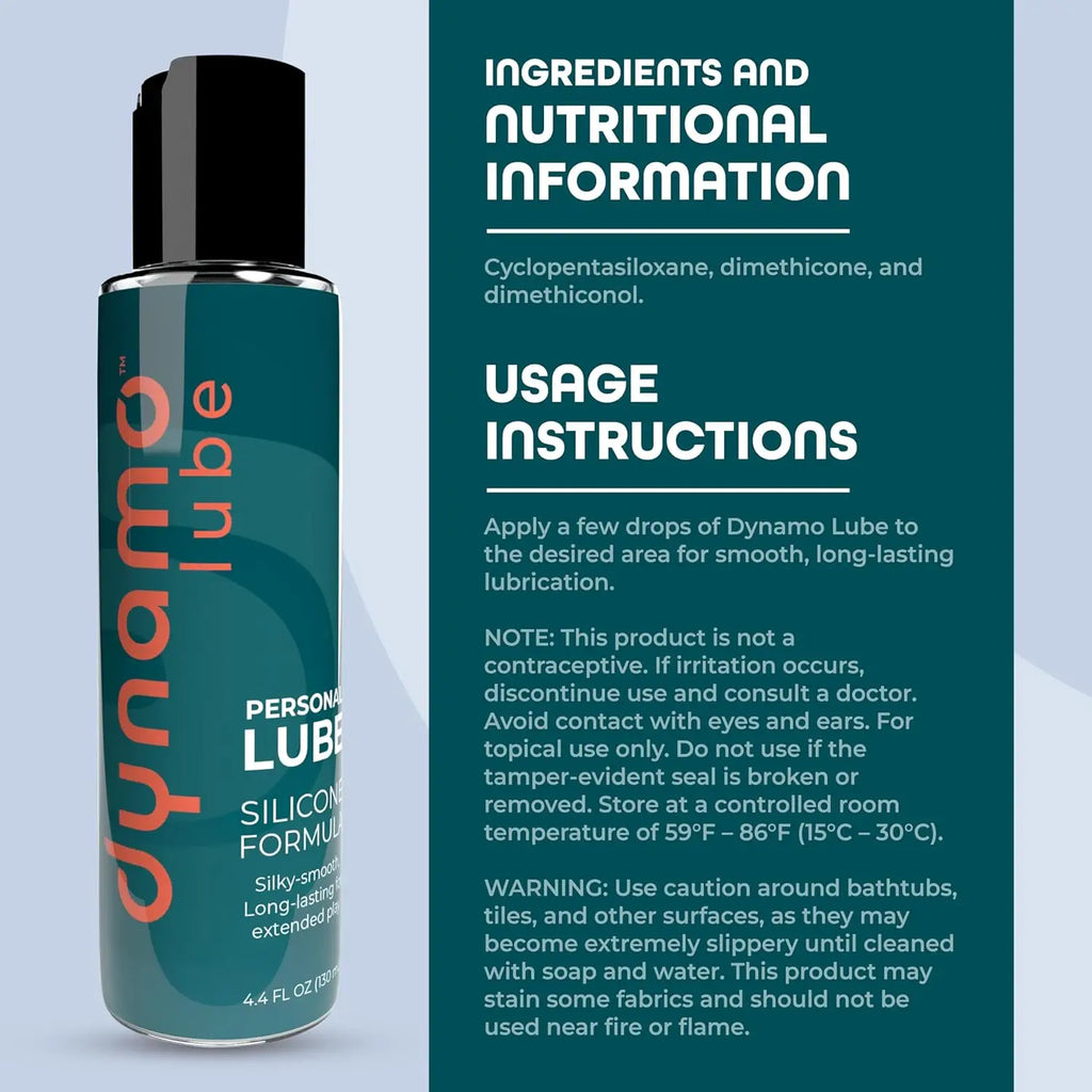 Dynamo Wellness Silicone-Based Lubricant 4.4 fl. oz.