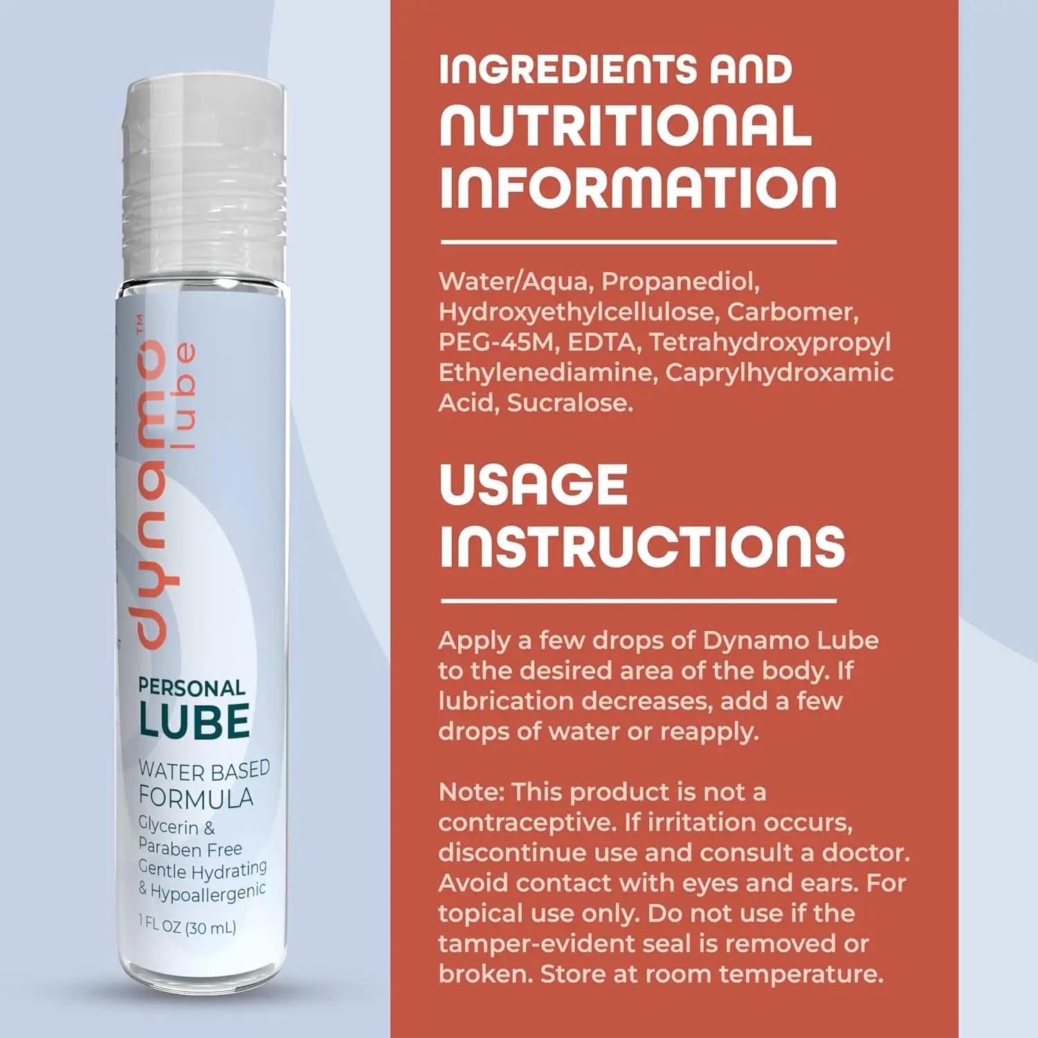 Dynamo Wellness Water-Based Lubricant