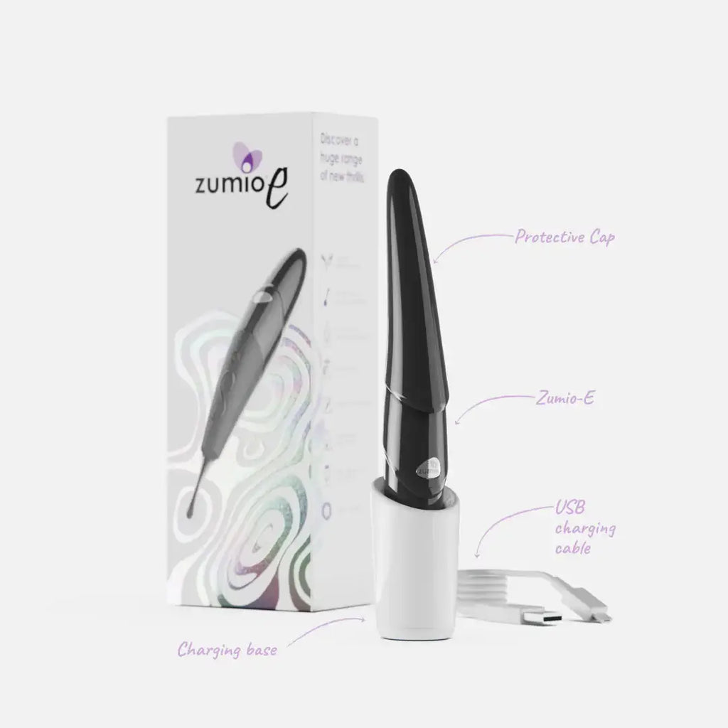 E Pinpoint Stimulator for High - intensity Orgasm - Black - Vibrator