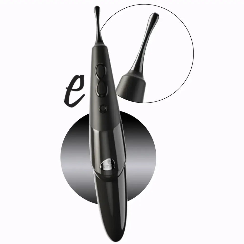 E Pinpoint Stimulator for High - intensity Orgasm - Black - Vibrator