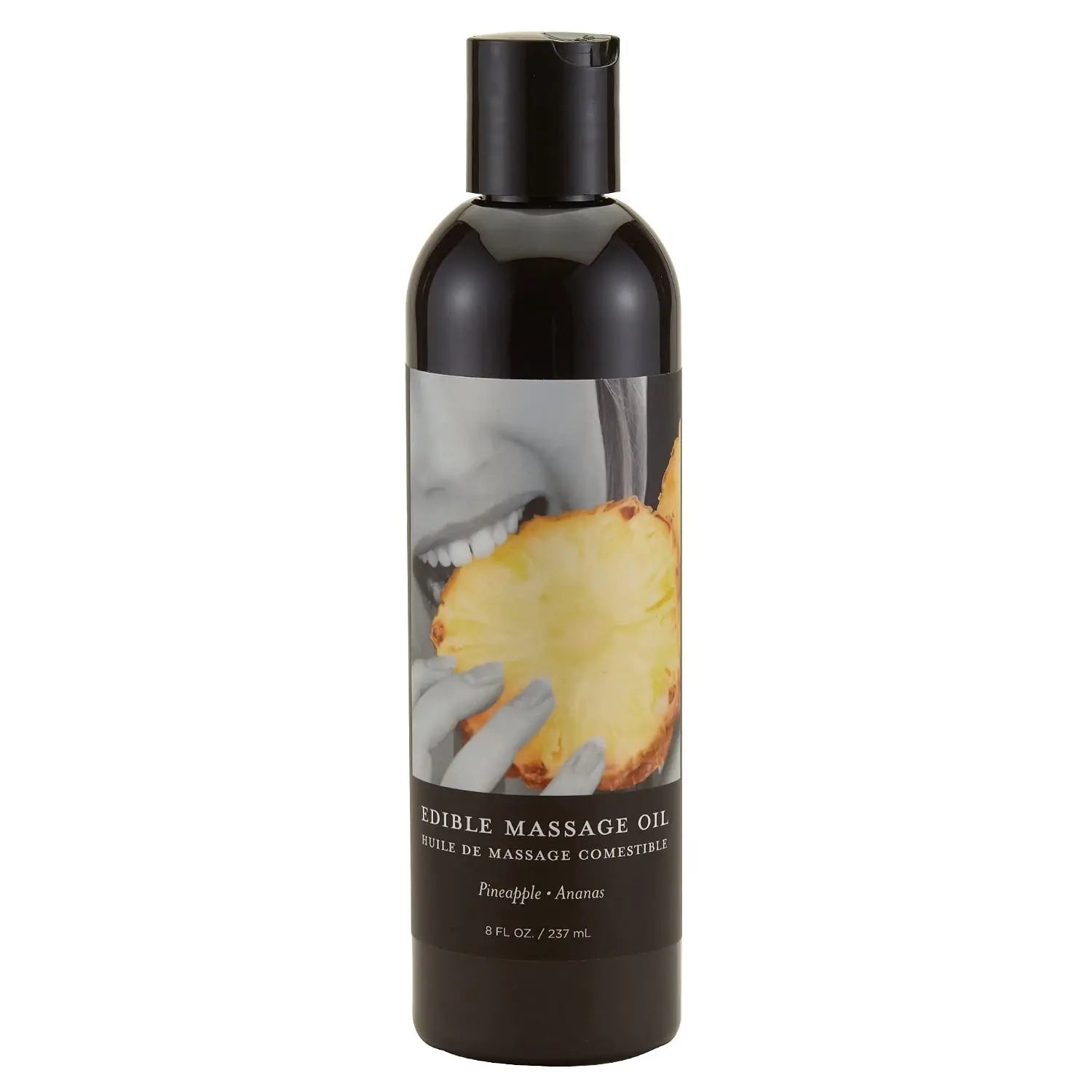 Earthly Body Hemp Seed Edible Massage Oil – Flavored & Moisturizing Pineapple