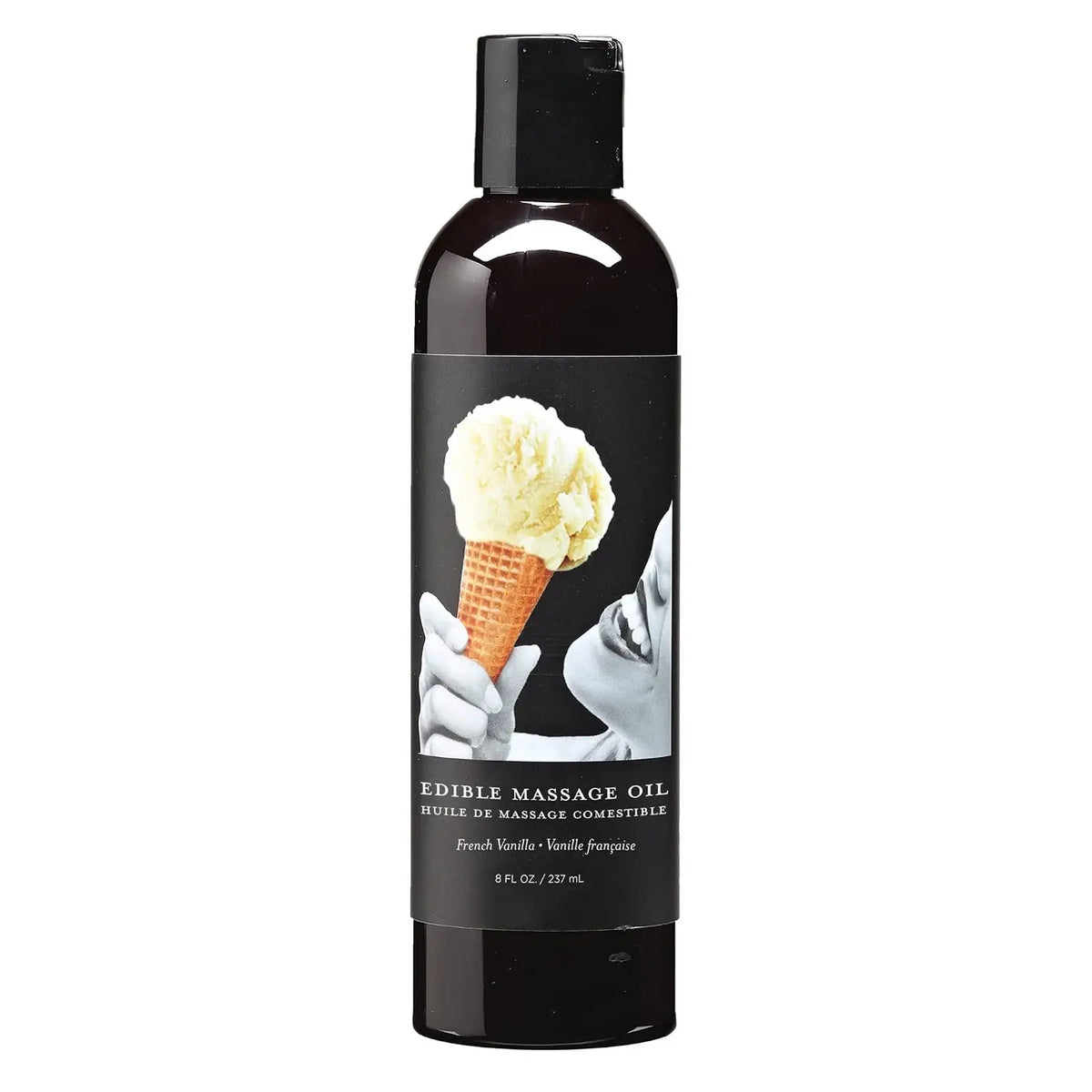 Earthly Body Hemp Seed Edible Massage Oil – Flavored & Moisturizing Vanilla