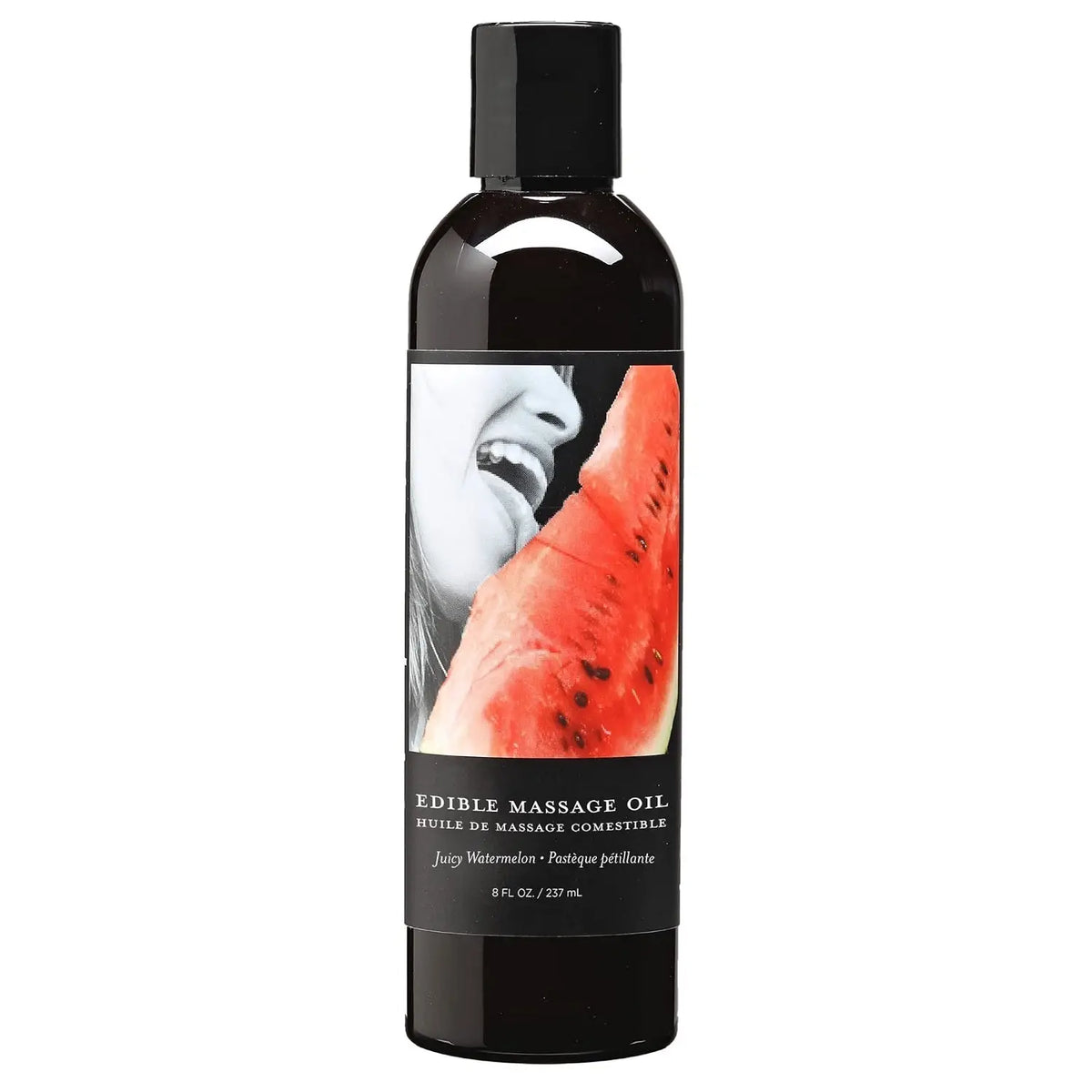 Earthly Body Hemp Seed Edible Massage Oil – Flavored & Moisturizing Watermelon