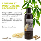 Earthly Body Hemp Seed Edible Massage Oil – Flavored & Moisturizing