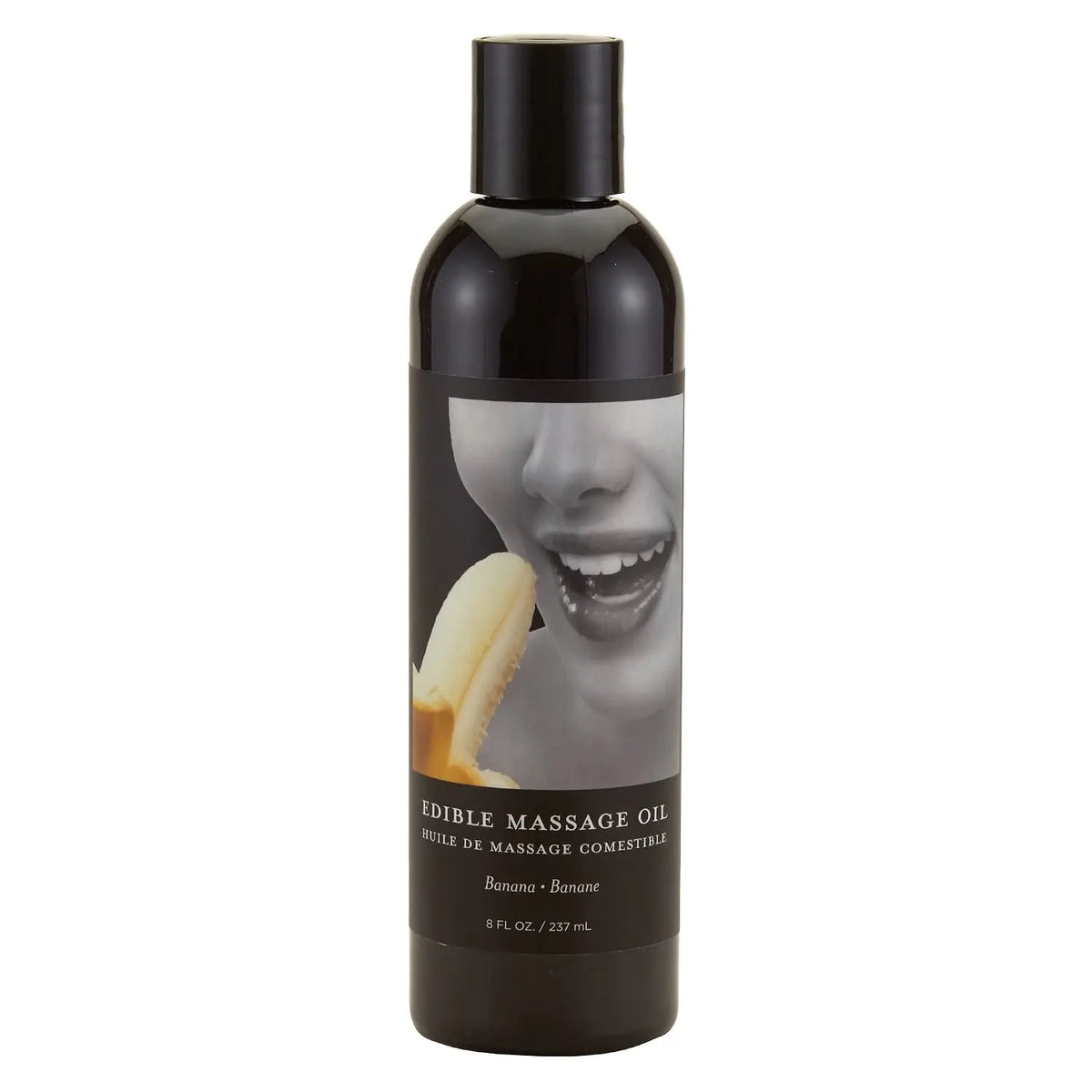 Earthly Body Hemp Seed Edible Massage Oil – Flavored & Moisturizing Banana