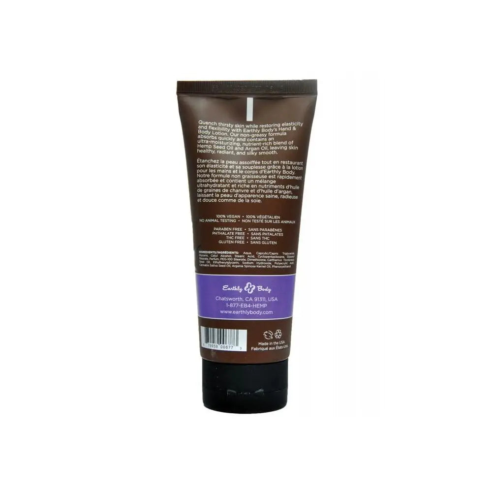 Earthly Body Hemp Seed Hand and Body Lotion
