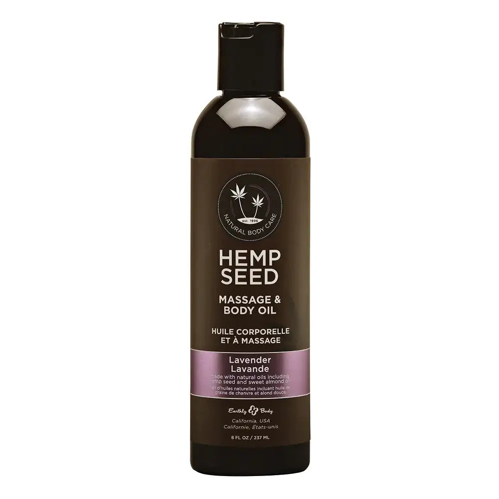 Earthly Body Hemp Seed Massage Oil Lavender - Rolik®