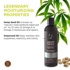 Earthly Body Hemp Seed Massage Oil - Natural Hydrating