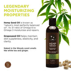 Earthly Body Hemp Seed Massage Oil - Natural Hydrating