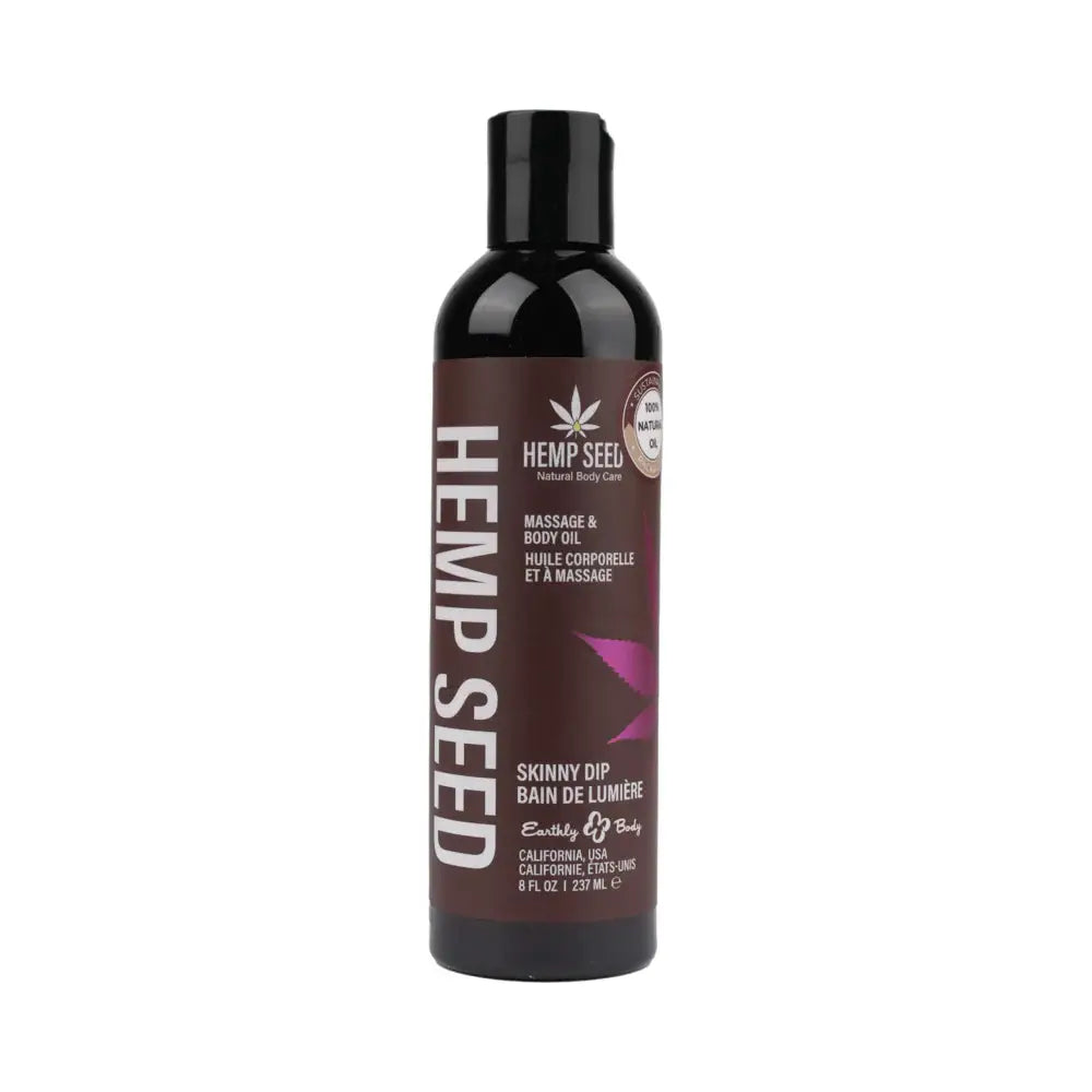Earthly Body Hemp Seed Massage Oil Skinny Dip - Rolik®