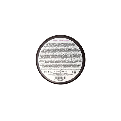 Earthly Body At Night Massage Candle | 4 Scents | Hemp & Botanical Oils