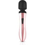 EDC Wholesale Rosy Gold Nouveau Curve Wand Vibrator – 10-Speed Rechargeable Massager Rose