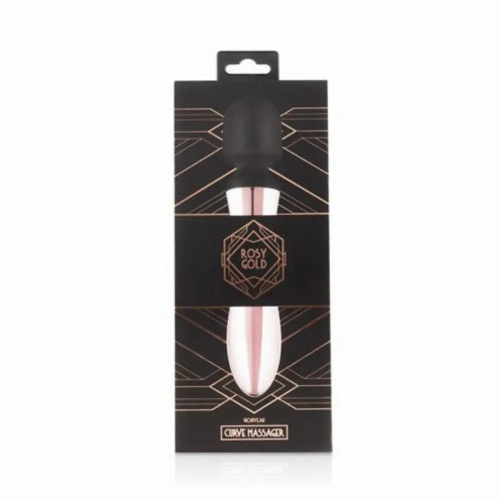 Rosy Gold Nouveau Curve Wand Vibrator - Rolik®