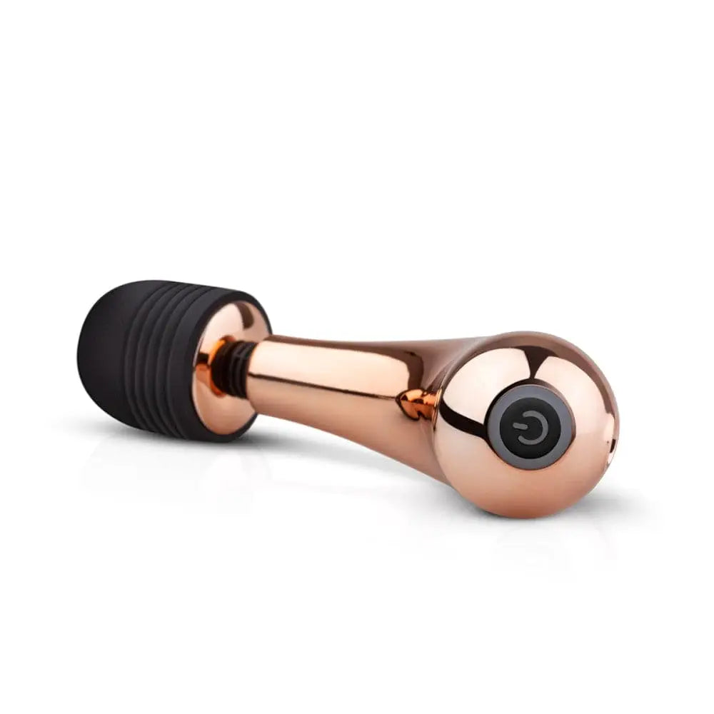 Rosy Gold Nouveau Mini Curve Wand Vibrator - Rolik®