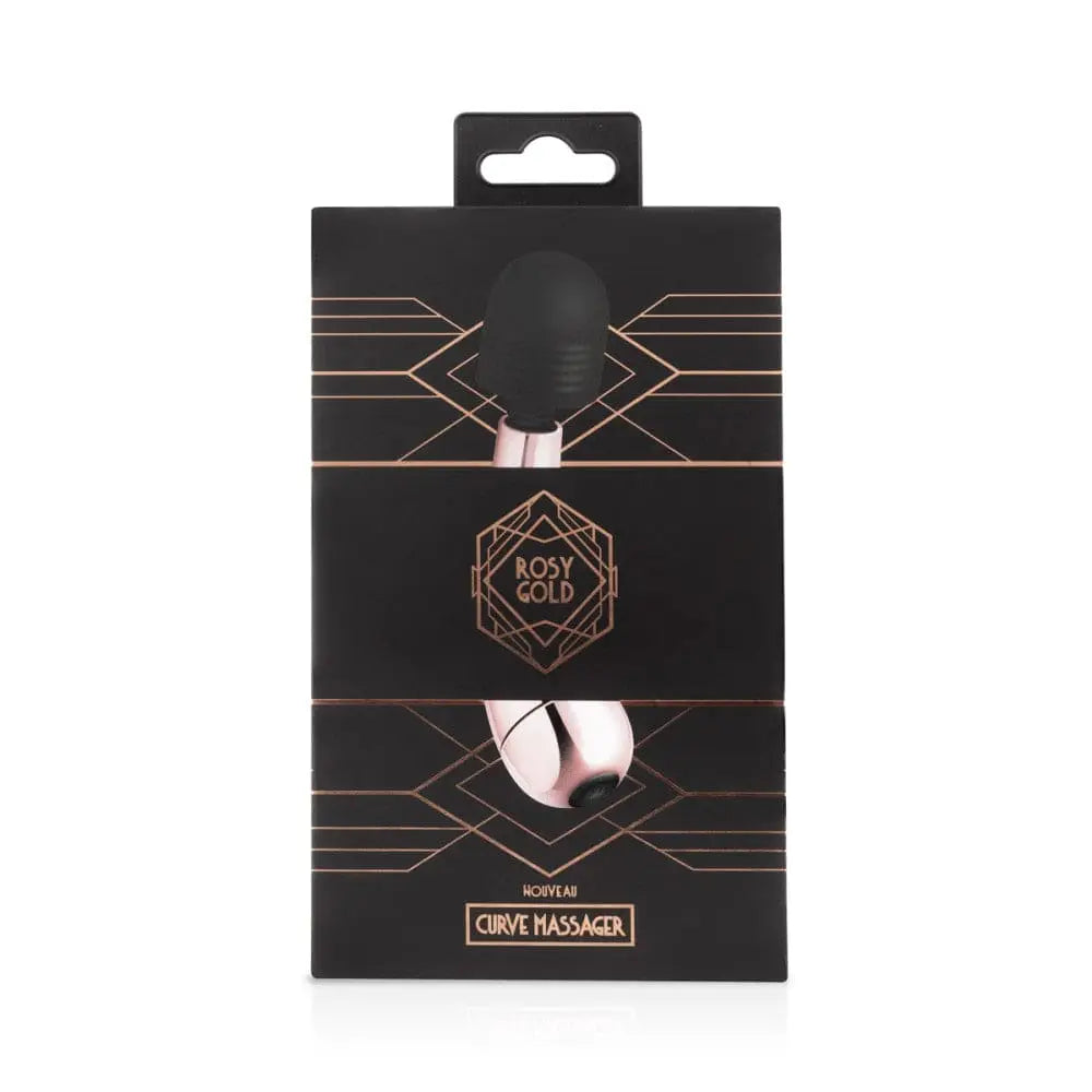 Rosy Gold Nouveau Mini Curve Wand Vibrator - Rolik®