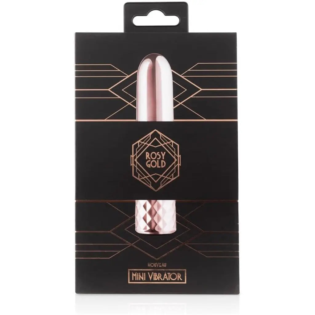 EDC Wholesale Rosy Gold Nouveau Mini Vibrator - Rechargeable Bullet Vibe Rose