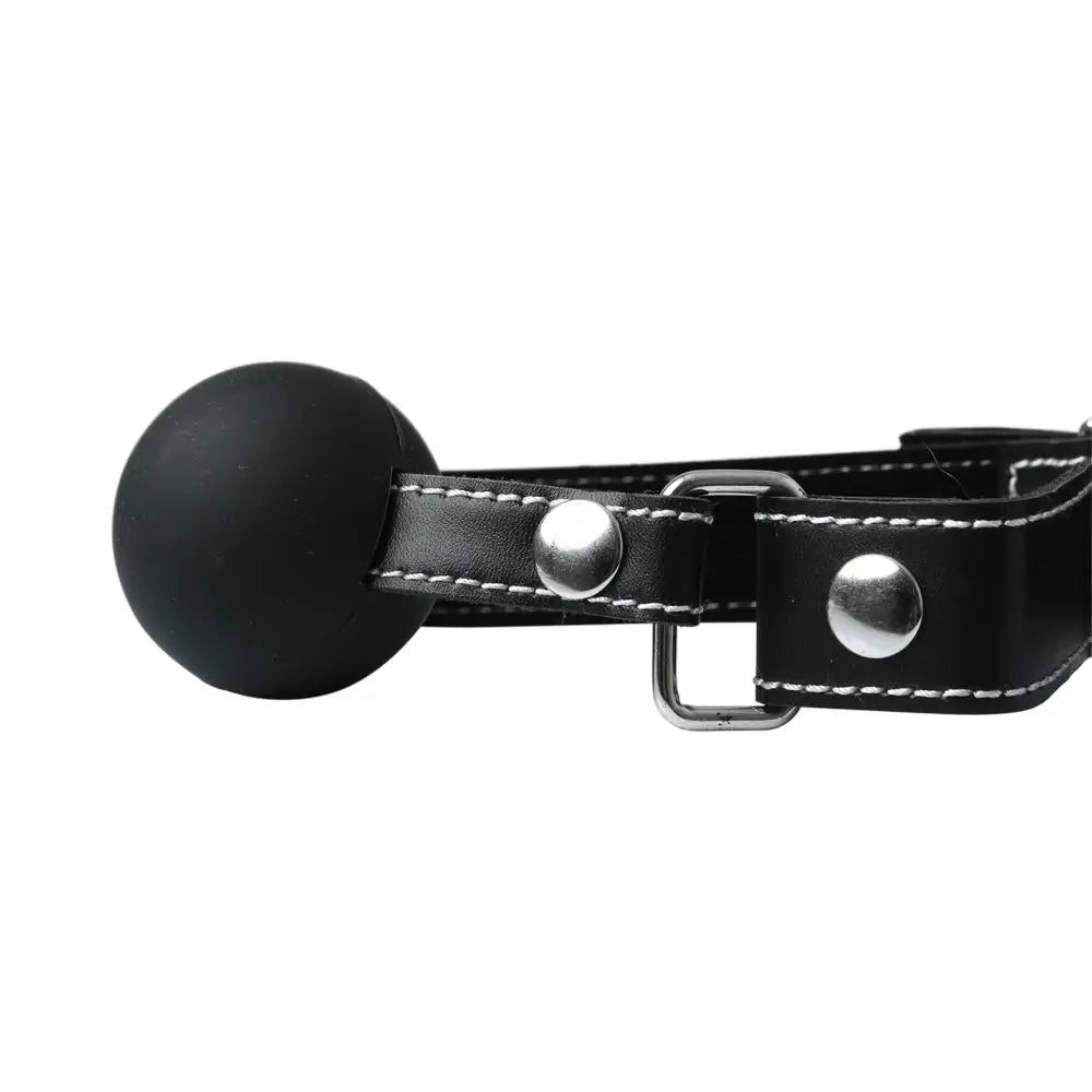 Edge® Silicone Ball Gag - Black - Gags