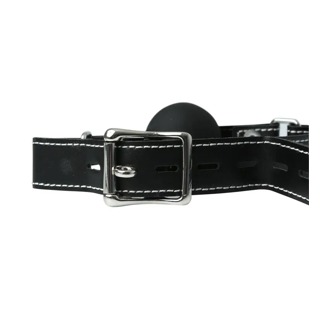 Edge® Silicone Ball Gag - Black - Gags