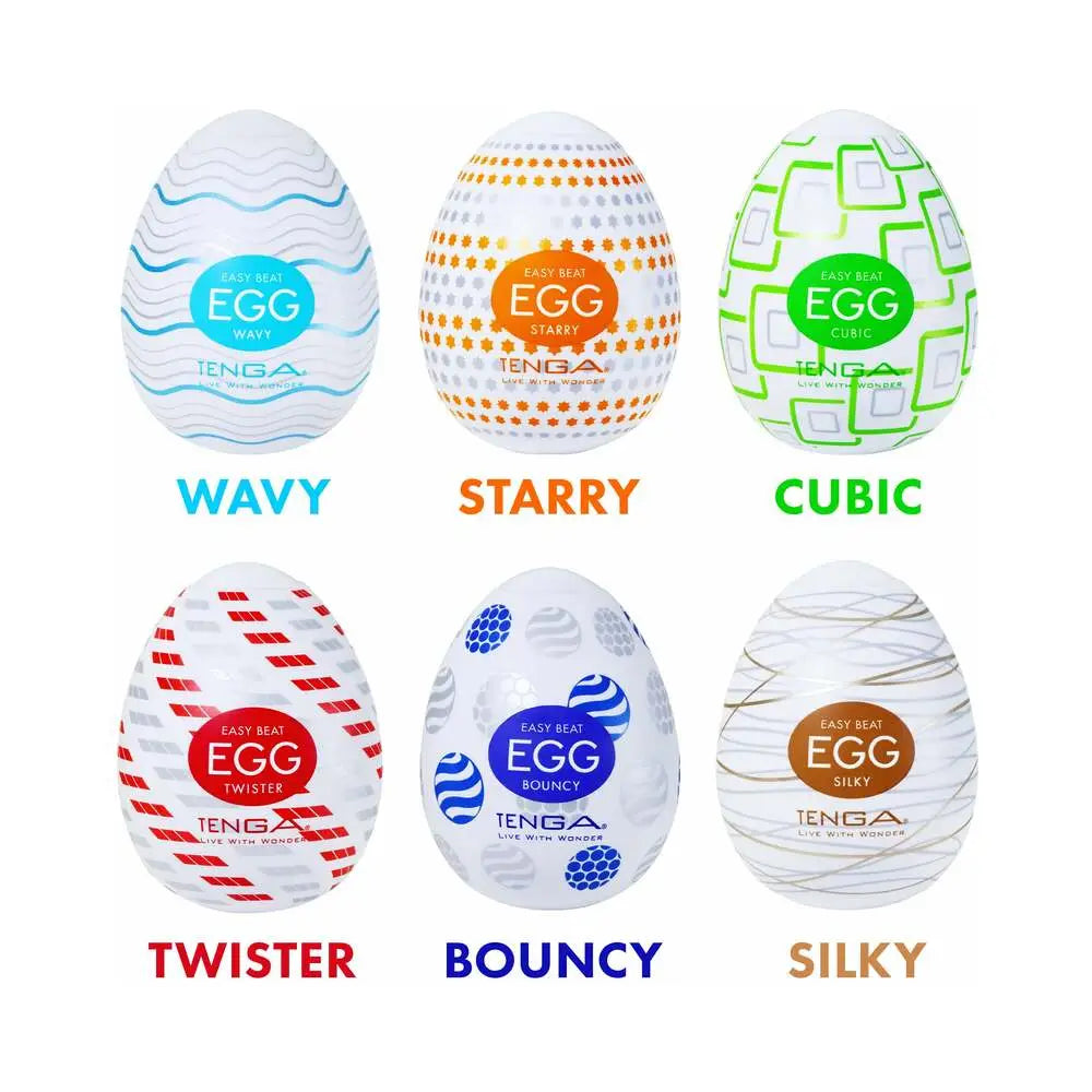 Egg Disposable Masturbators 6 - Pack