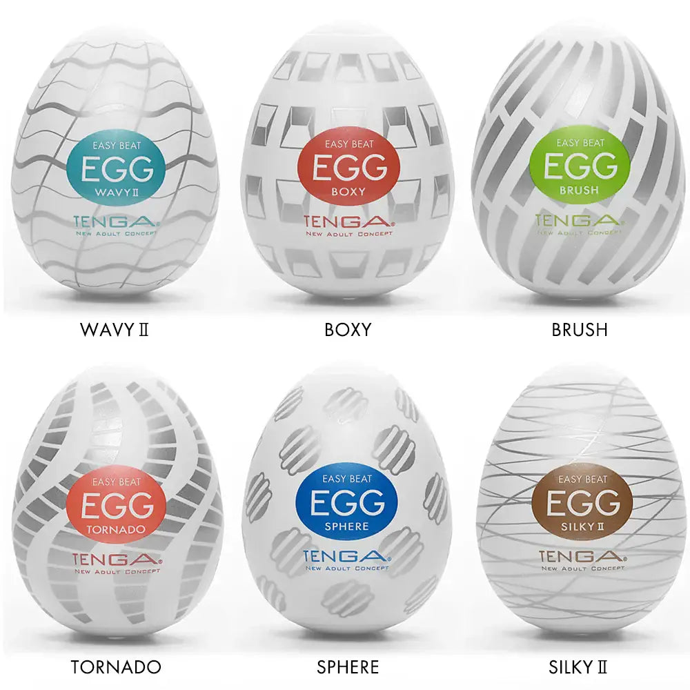 Egg Disposable Masturbators 6 - Pack - New Standard Set - Masturbator