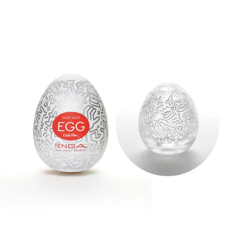 Keith Haring Party Egg Single Use Disposable Masturbator