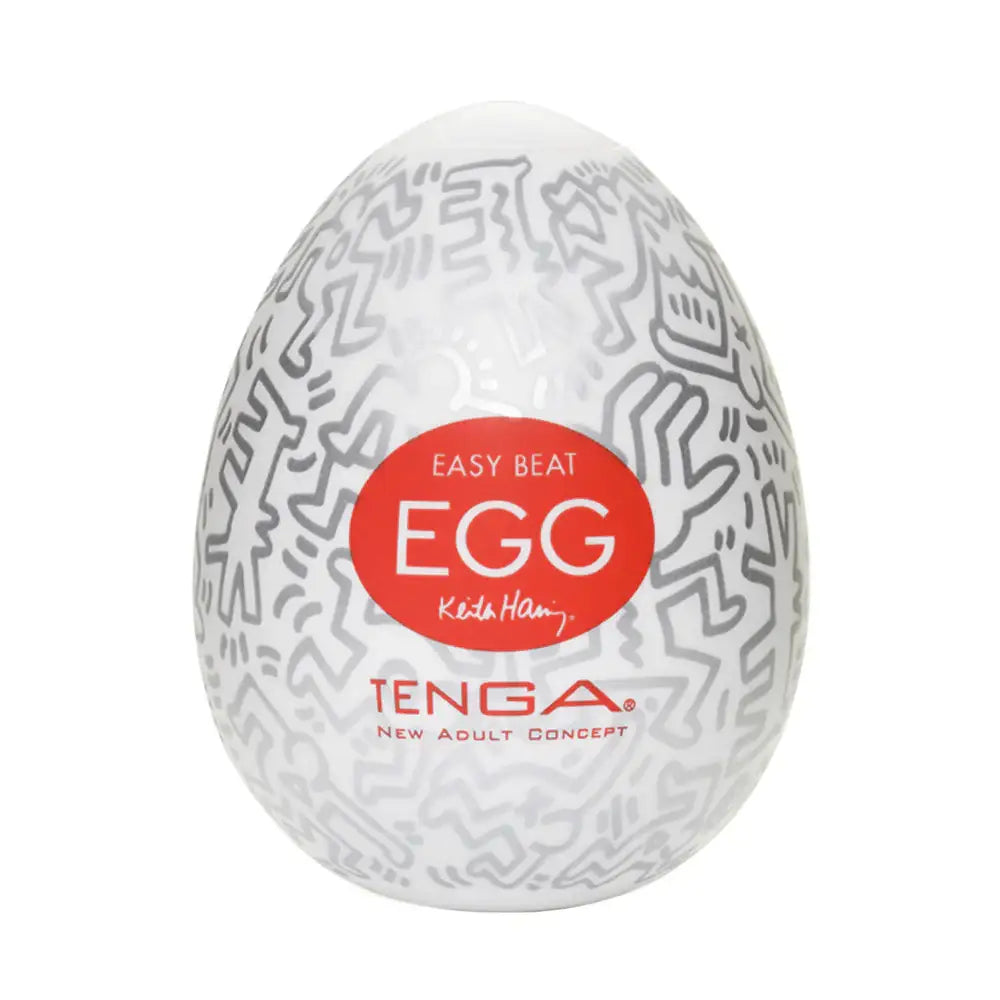 Egg Single Use Disposable Masturbator - Keith Haring Party