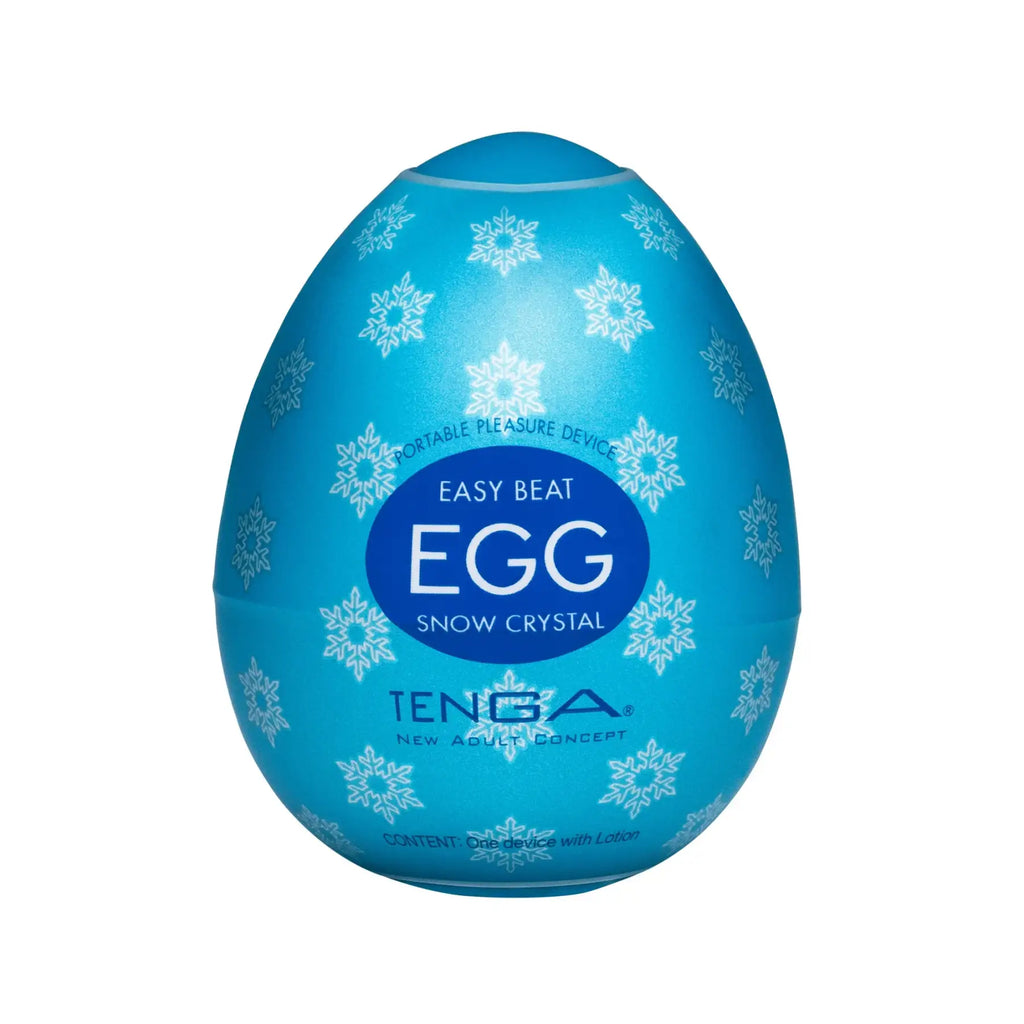 Egg Single Use Disposable Masturbator - Snow Crystal