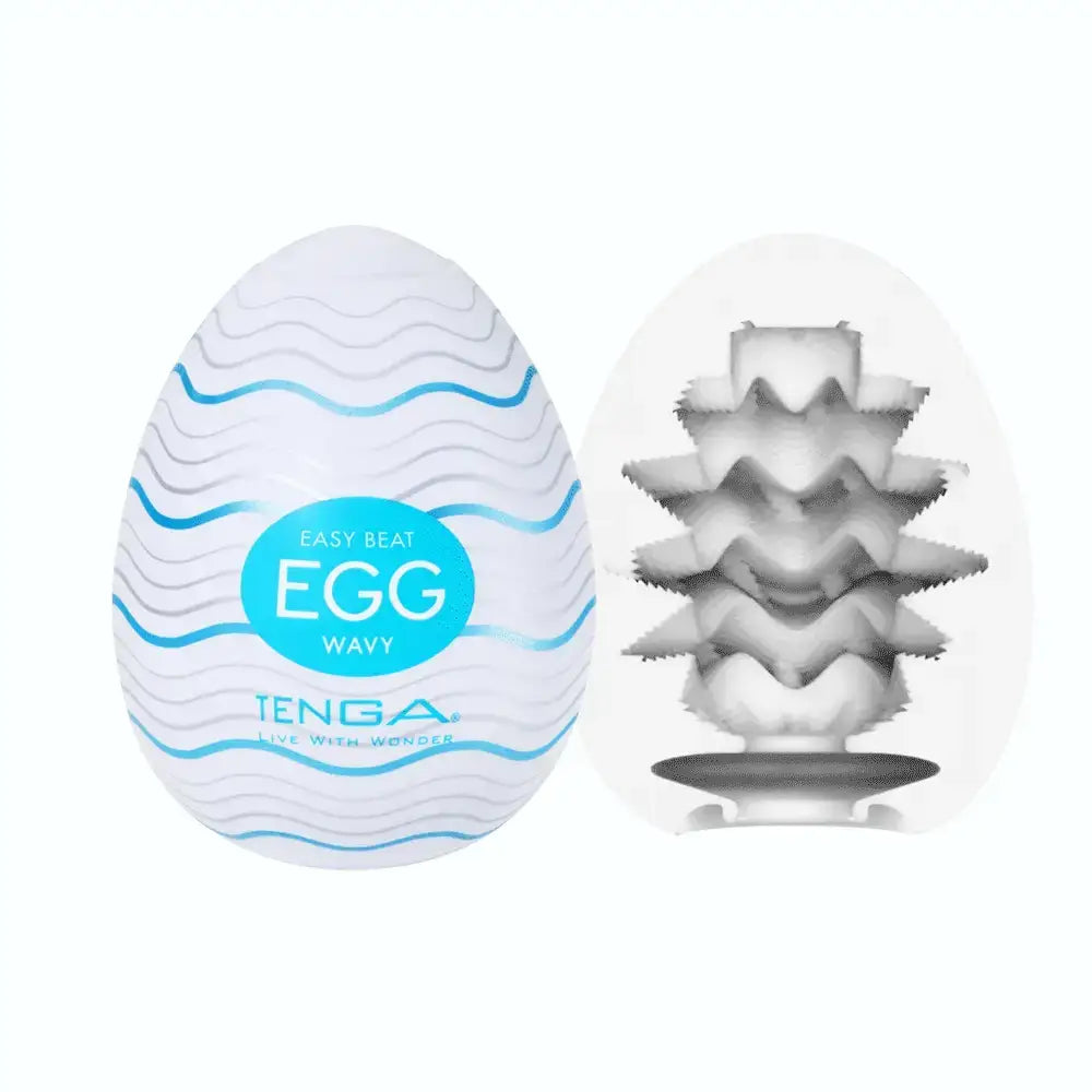 Wavy Egg Single Use Disposable Masturbator