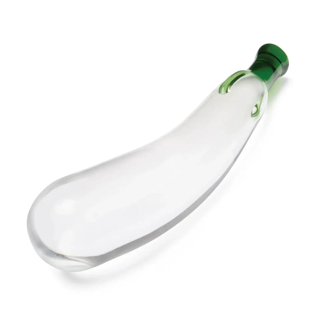 Eggplant Ecstasy 7.25’’ Glass Dildo