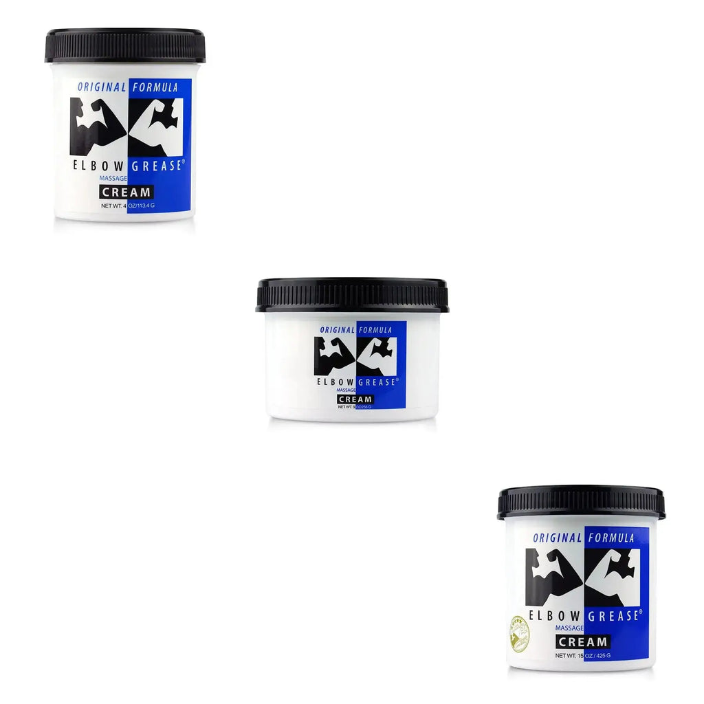 Elbow Grease Original Cream Mineral Oil Based Massage Lubricant