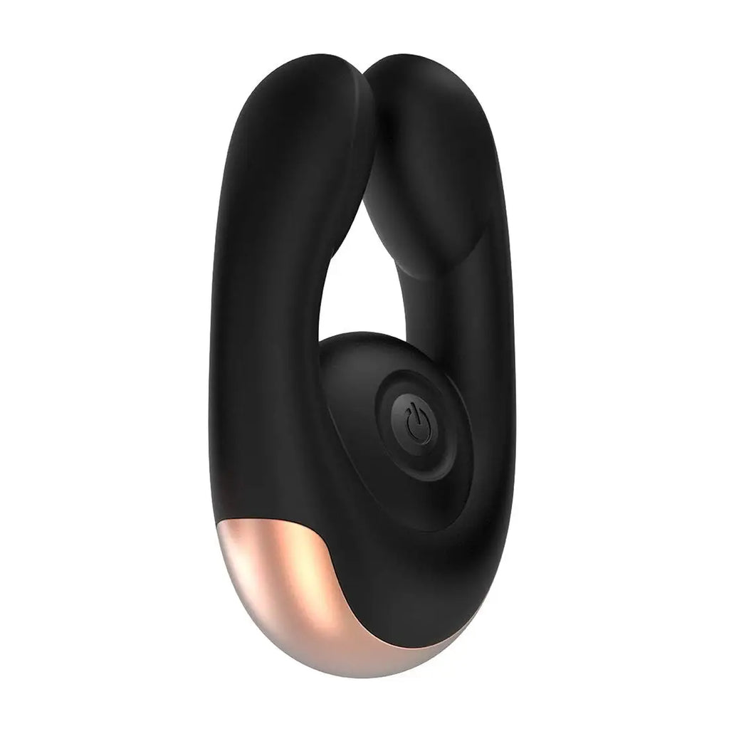 Elegance Fancy Dual Motor Clitoral Vibrator - Black