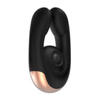 Elegance Fancy Dual Motor Clitoral Vibrator - Black