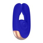 Elegance Fancy Dual Motor Clitoral Vibrator - Blue