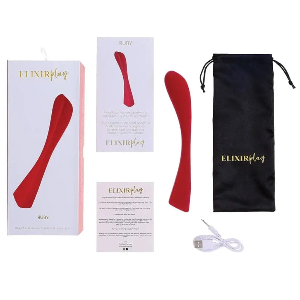 Elixir Play Ruby Wand Vibrator - Rolik®