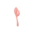Elle™ Liquid Silicone Bunny Vibrator - Coral