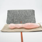 Ellure Rose Quartz Wand / 9’’ Dildo