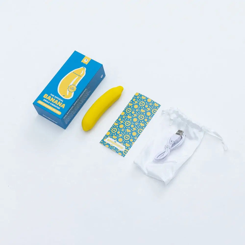 Emojibator® Banana Rechargeable Vibrator - Rolik®