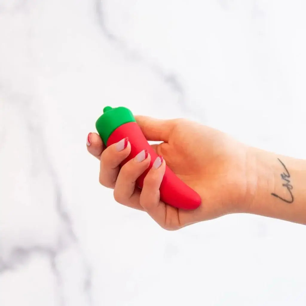 Emojibator® Chili Pepper Rechargeable Vibrator - Rolik®
