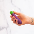 Emojibator® Eggplant Rechargeable Vibrator - Rolik®