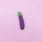 Emojibator® Emojibator Eggplant Rechargeable Vibrator – Waterproof Clitoral Vibe Purple