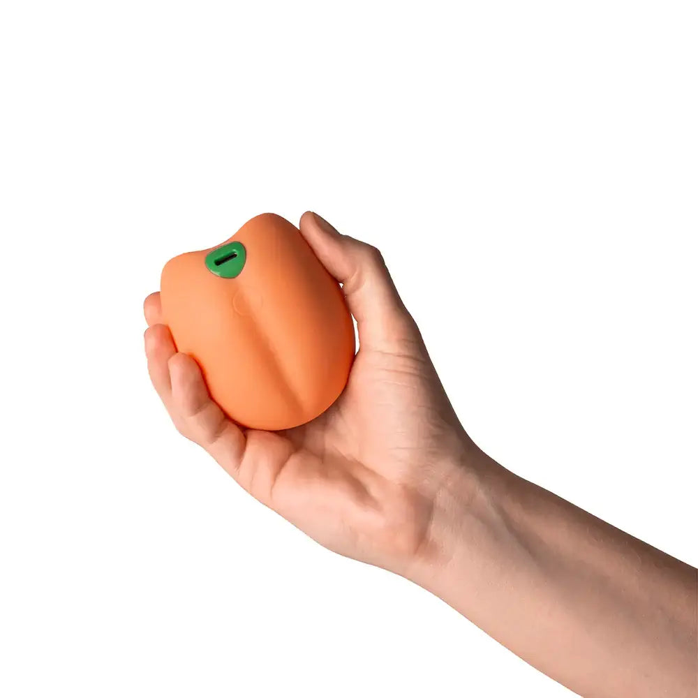 Emojibator® Peach Vibrating Stroker